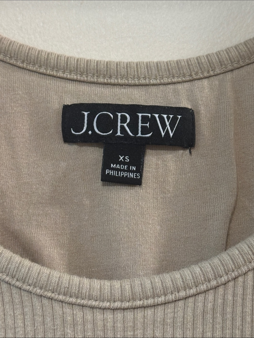 J. Crew Perfect Rib Scoopneck Tank Size XS - Picture 3 of 6
